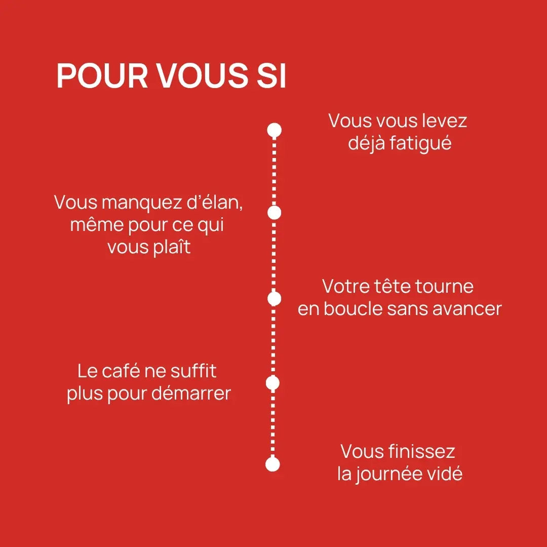 Signes de fatigue mentale et baisse d’énergie liés au besoin de Mental Energy